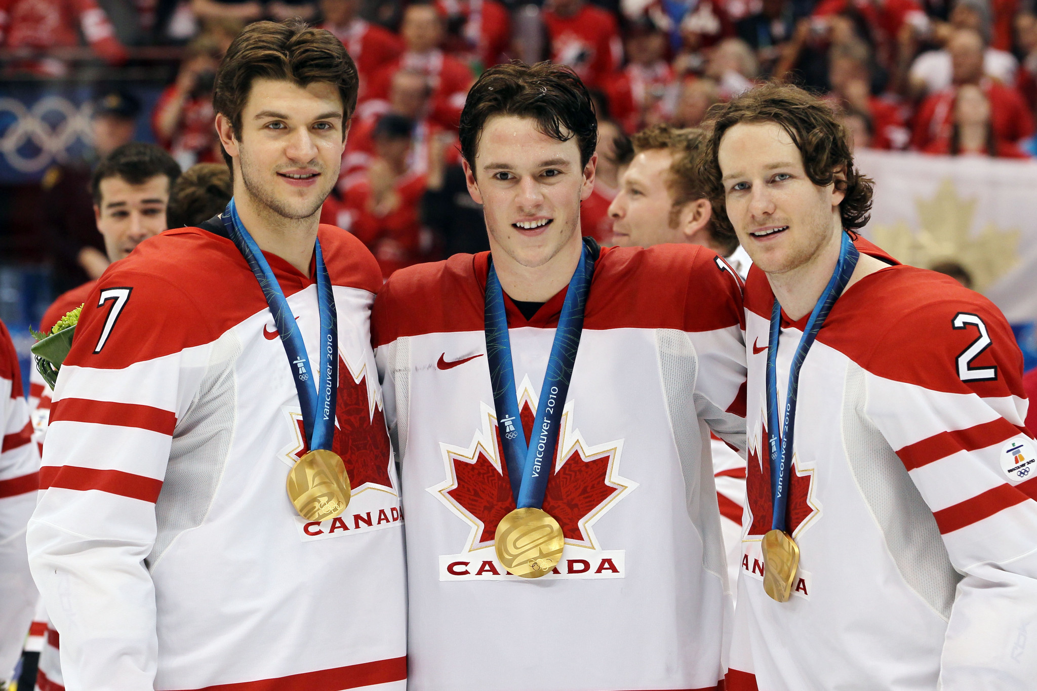 Duncan Keith, right, was a member of the Canadian team which won gold at Vancouver 2010 ©Getty Images