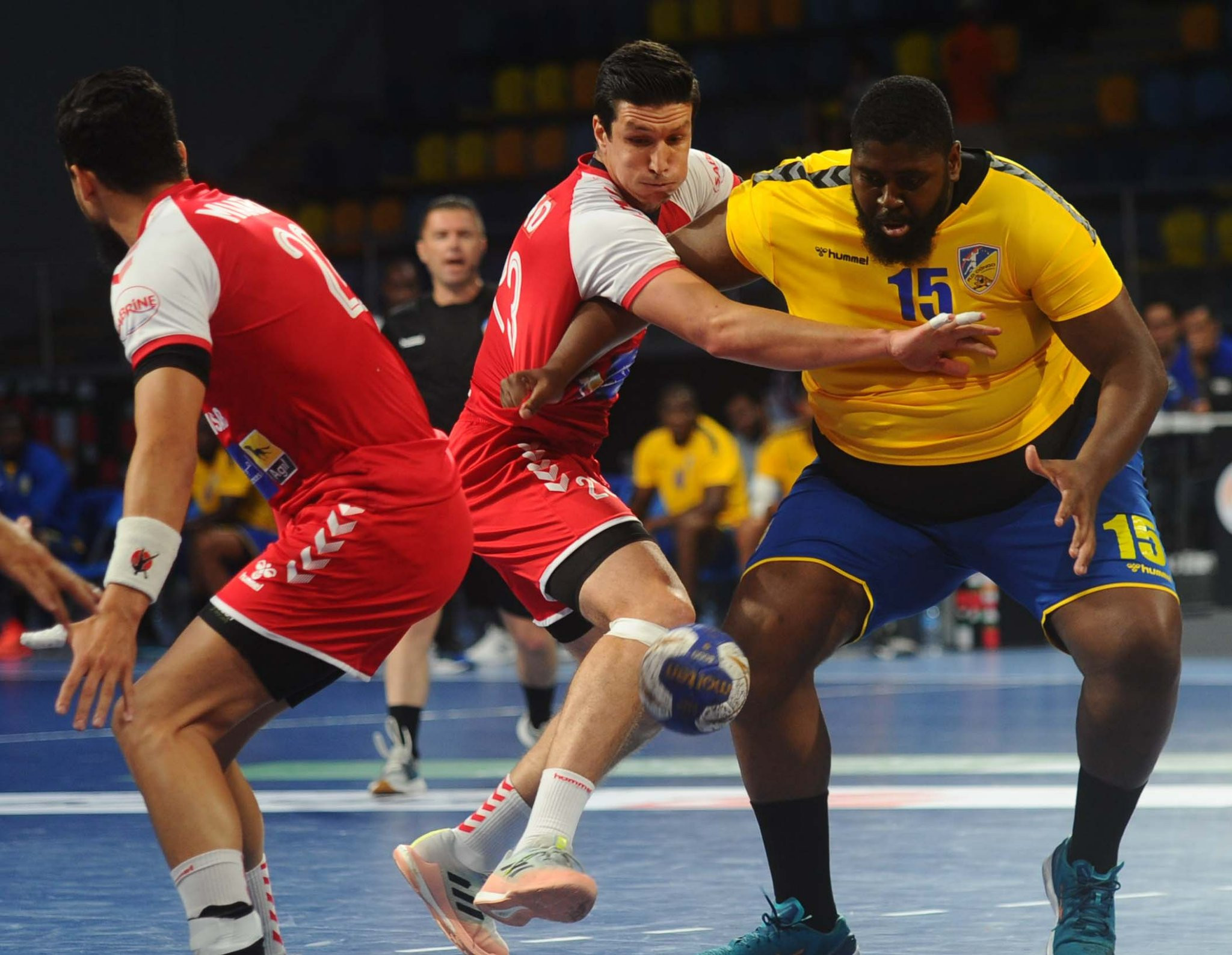 Tunisia beat DR Congo to progress to the African Men's Handball Championship semi-finals ©CAH