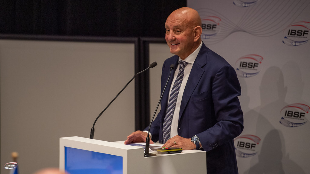 Ivo Ferriani claimed he remained highly motivated as IBSF President, despite promising his fourth term would be his last ©IBSF 