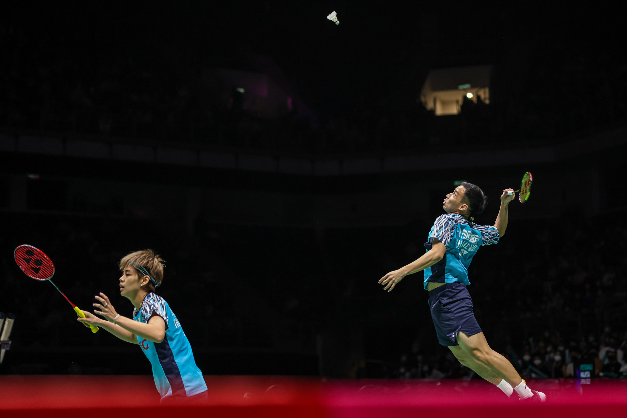 Thai pair Dechapol Puavaranukroh and Sapsiree Taerattanachai are world mixed doubles champions ©Getty Images