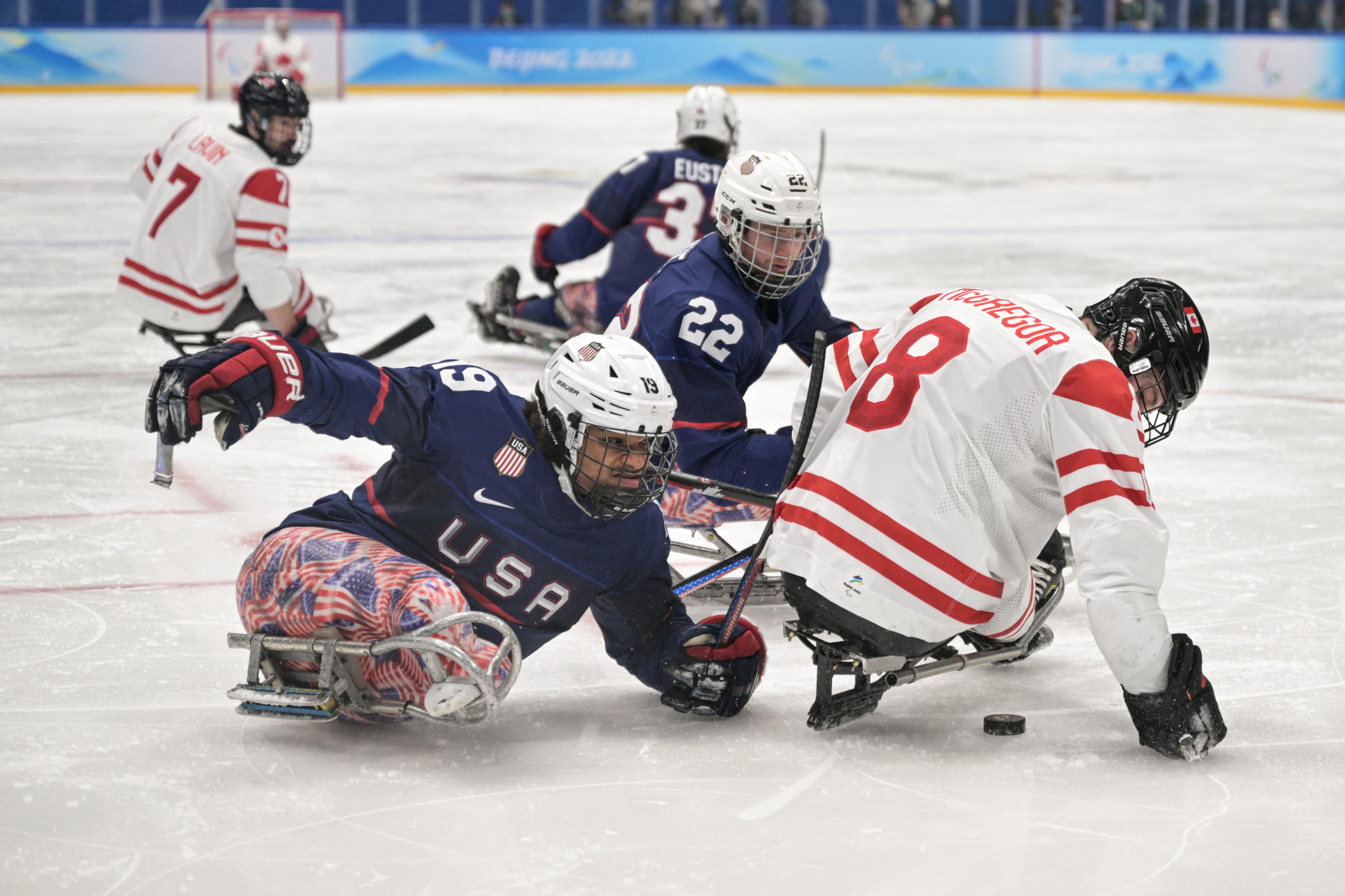 Teams from the US and Canada are to play in the first-ever Para Ice Hockey Women’s World Challenge ©Getty Images
