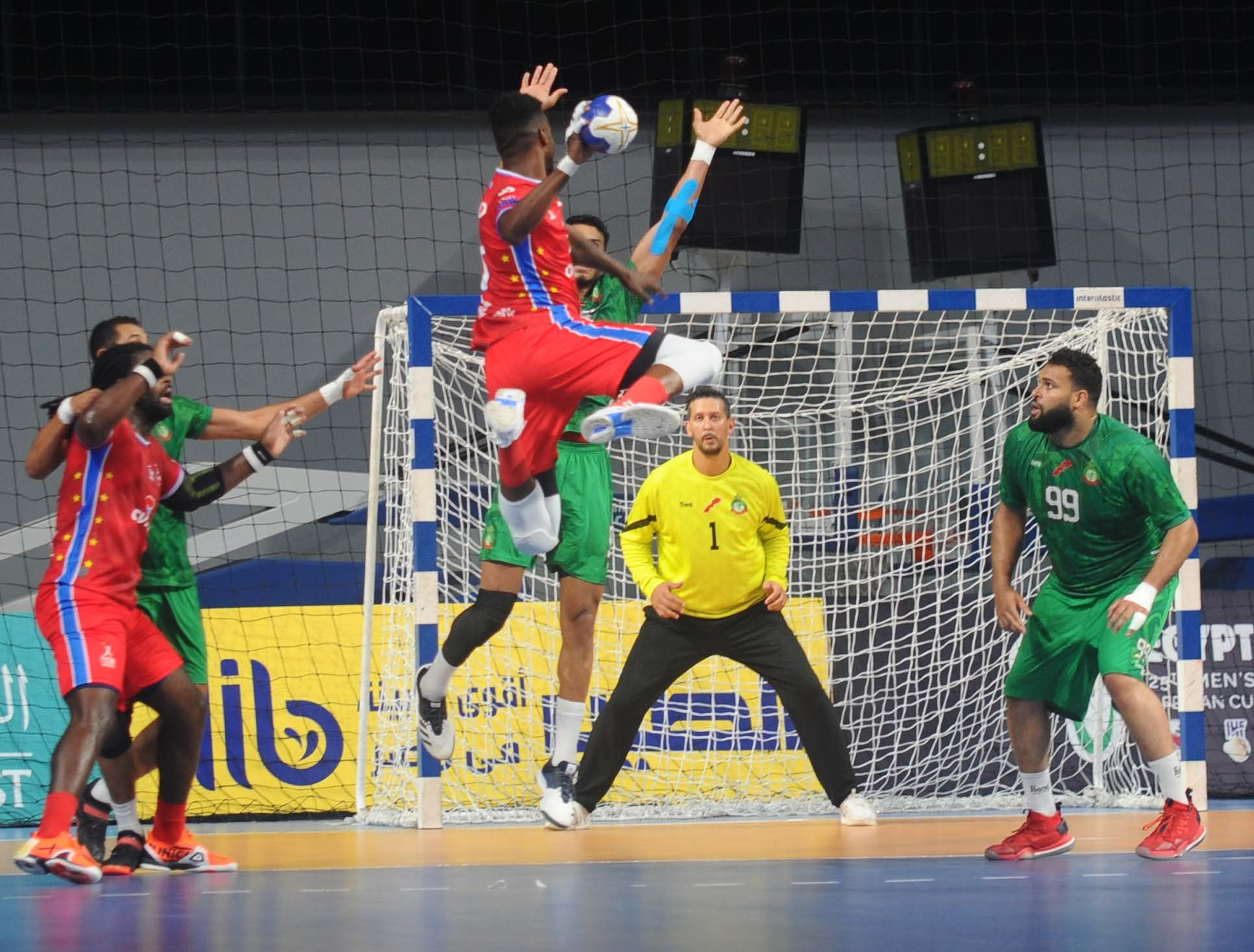 Cape Verde's win over Morocco meant they qualified for the African Men's Handball Championship final for the first time only two years after making their debut in the tournament ©CAHB