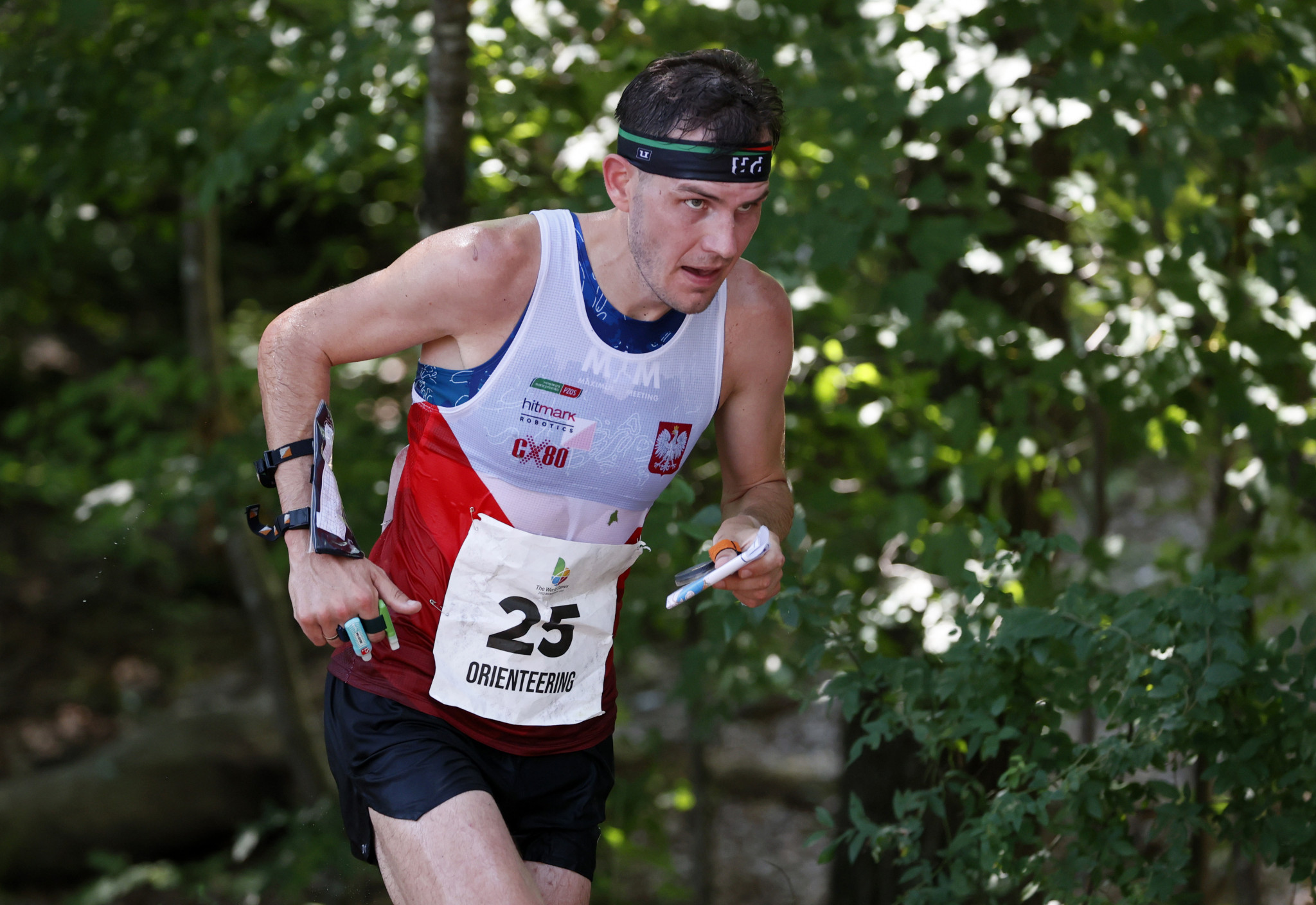 Athletes had to navigate their way through the orienteering middle distance course ©The World Games 2022