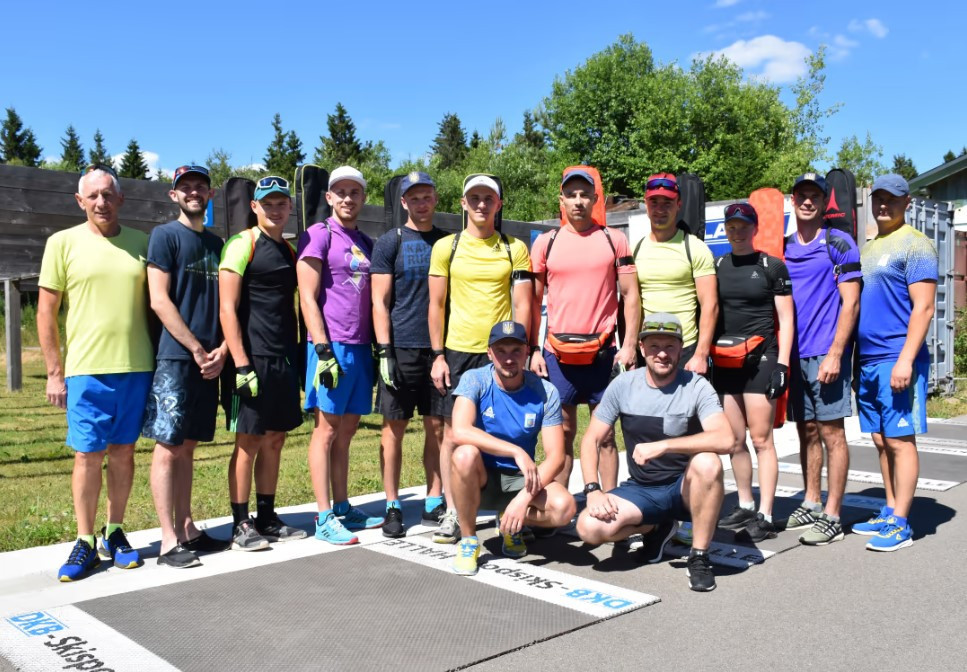 Members of Ukraine's biathlon squad have travelled to Germany for a training camp ©IBU