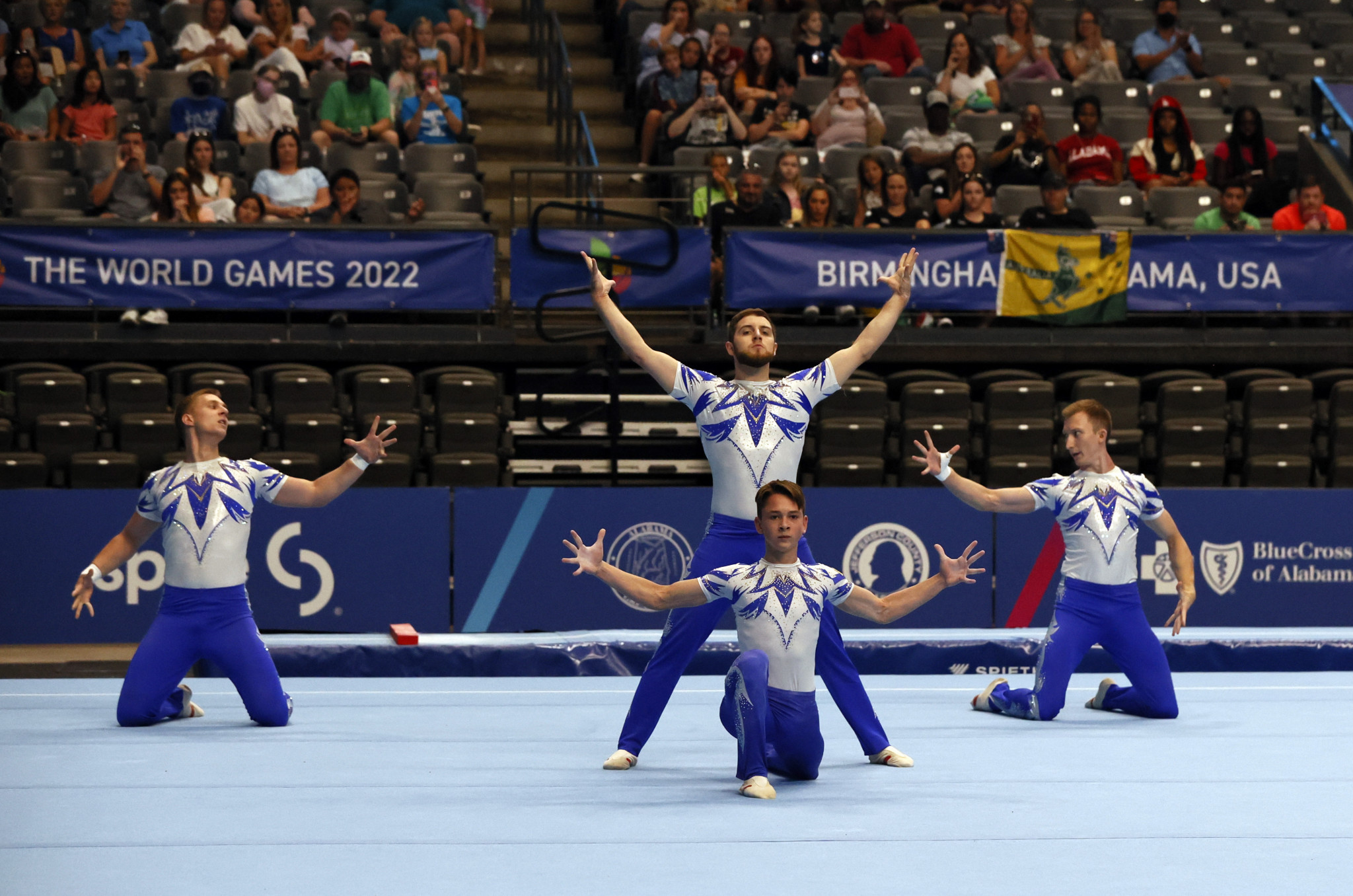 The men's group event was the final acrobatic gymnastics discipline to be staged at Birmingham 2022 ©The World Games