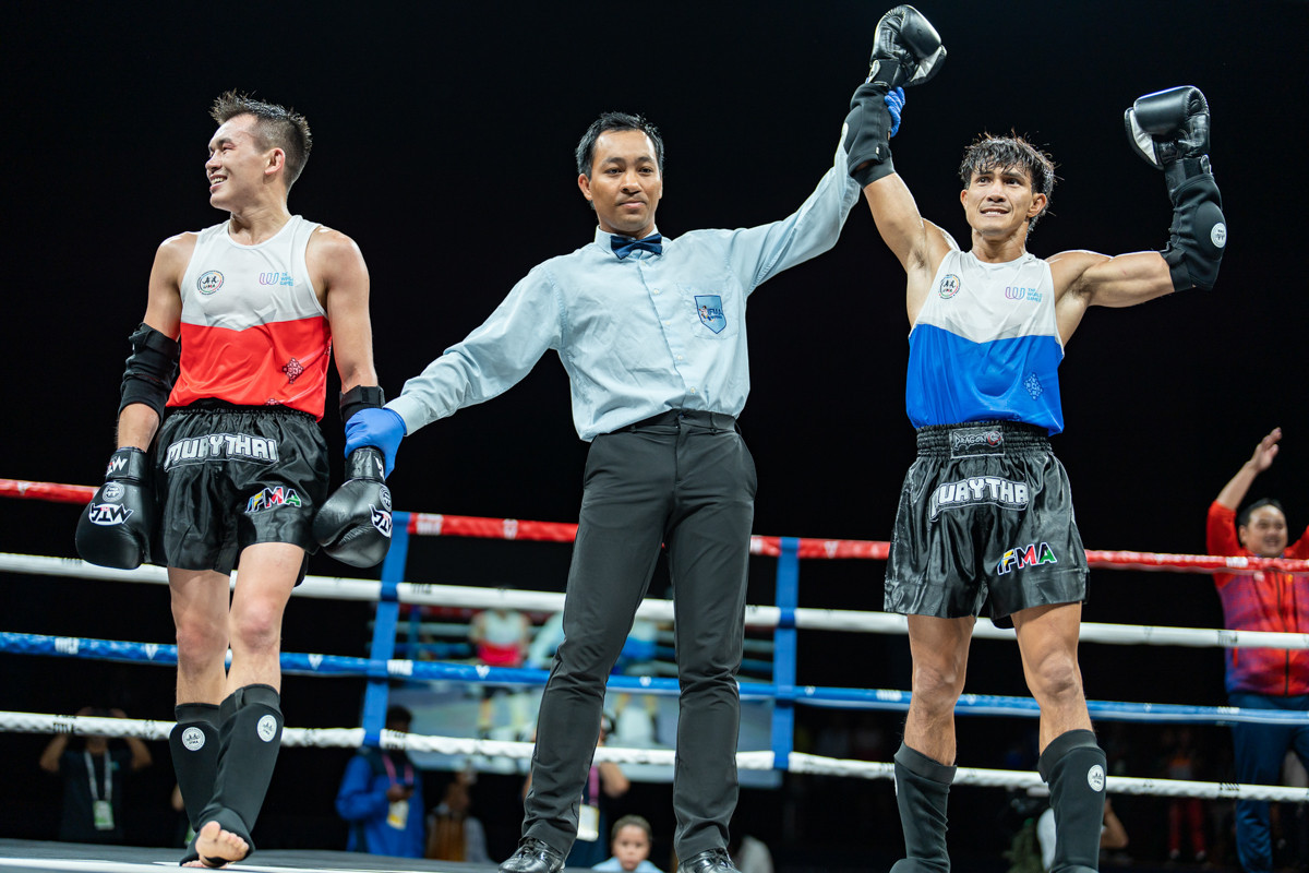 All of the muaythai medal bouts were staged on the final day of Birmingham 2022 ©The World Games 2022/Kyle Schwab/Dustin Massey Studios