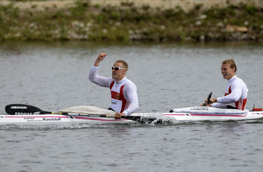 Max Rendschmidt and Marcus Gross won the men's K2 1000m race on a successful day for the home nation