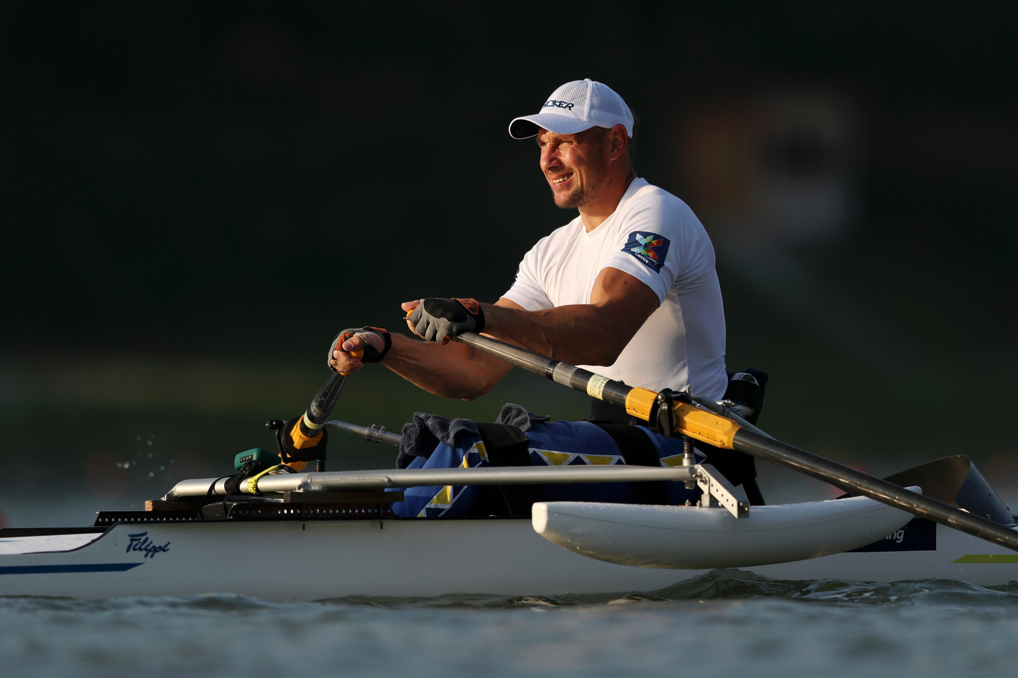 Roman Polianskyi was one of the rowers to take part in the two-day test event ©Getty Images