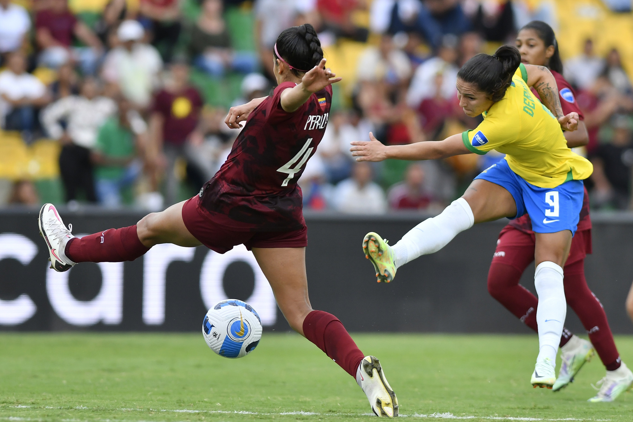 Debinha now has four goals in the Copa América Femenina after the brace ©Getty Images