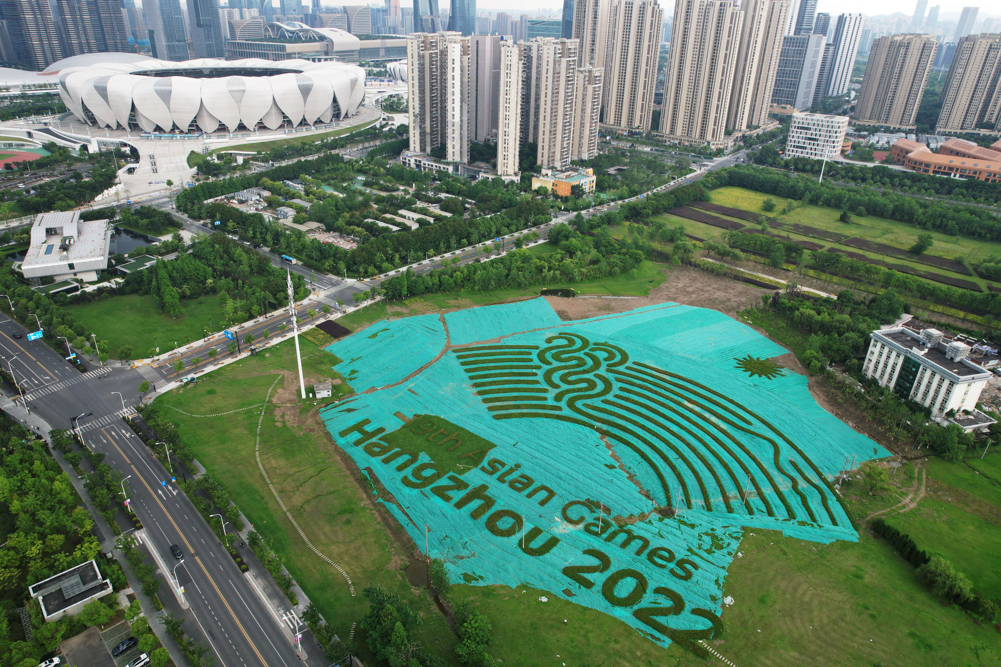 The Hangzhou 2022 Asian Games featured prominently in next year's ASBC calendar, and is serving as a qualifier for Paris 2024 ©Getty Images