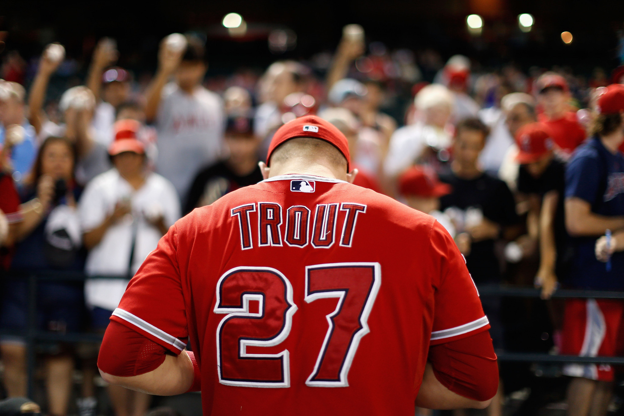 Mike Trout is widely regarded the best baseball player of his generation ©Getty Images