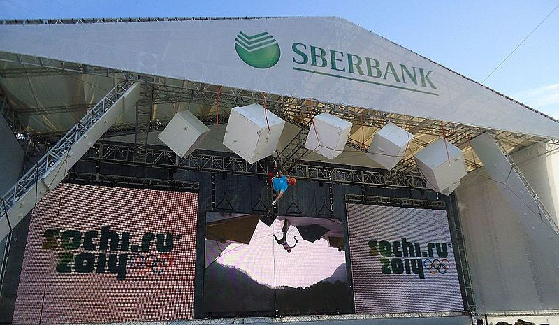 Sochi 2014 sponsor Sberbank has also been added to the European Union sanctions list ©Sberbank