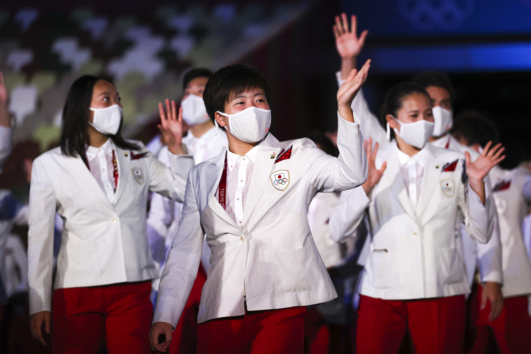 Aoki holdings provided the uniforms worn by the Japanese team at Olympic and Paralympic Opening Ceremonies in Tokyo  ©Getty Images