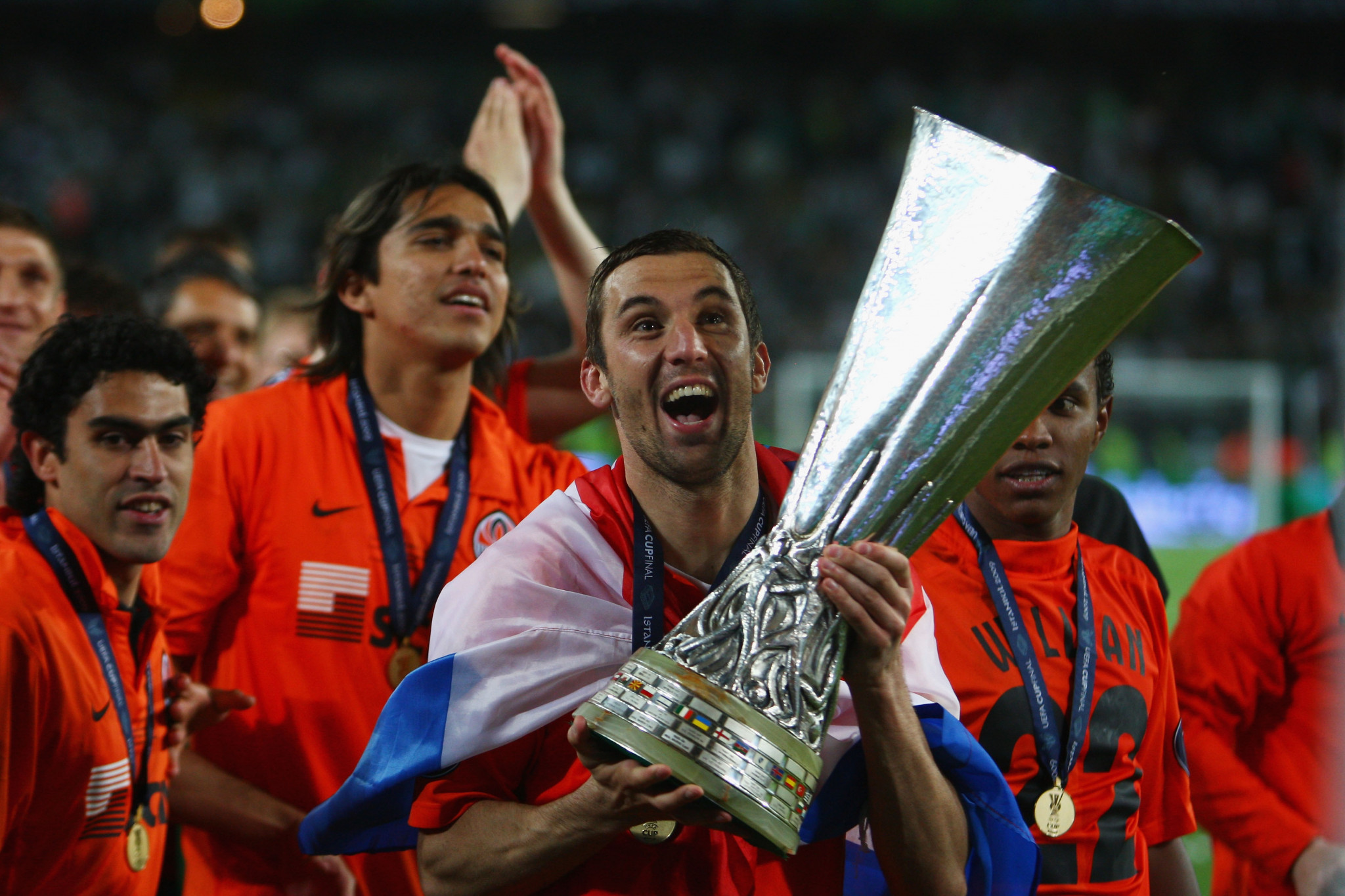 Shakhtar Donetsk are the only Ukrainian club to have lifted a major European trophy since the country became independent won they won the UEFA Cup in 2009 ©Getty Images