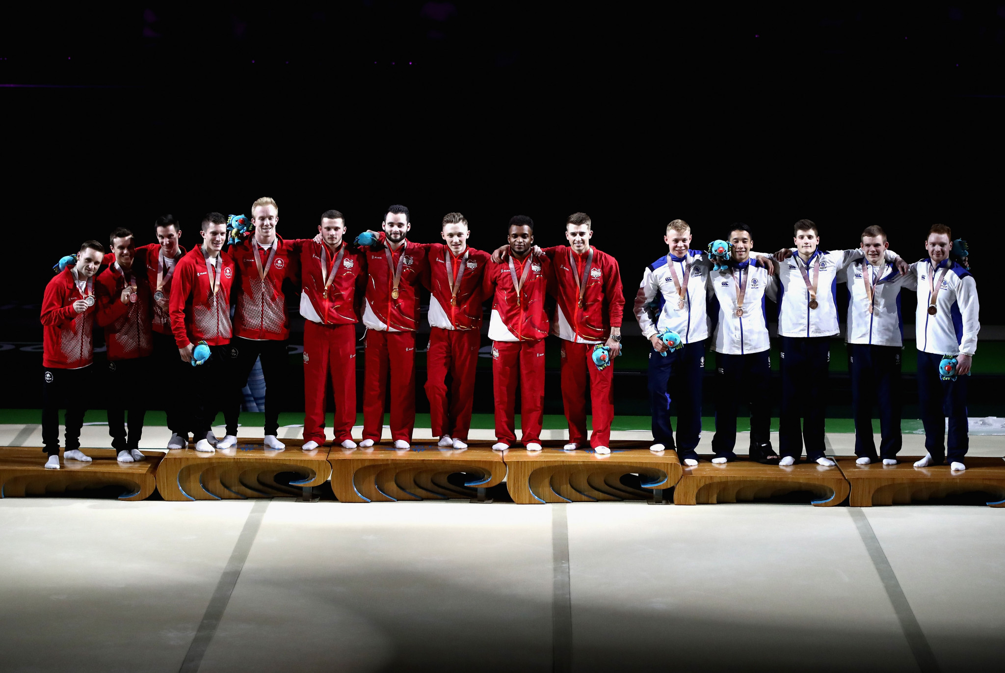Gold Coast 2018 team medallists England, Canada and Scotland have been named in the same subdivision for the men's artistic gymnastics competition at Birmingham 2022 ©Getty Images
