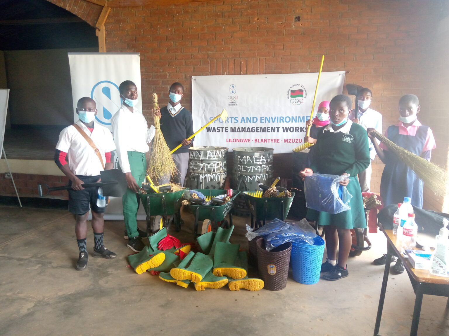 Malawi NOC launches sustainable waste management pilot project
