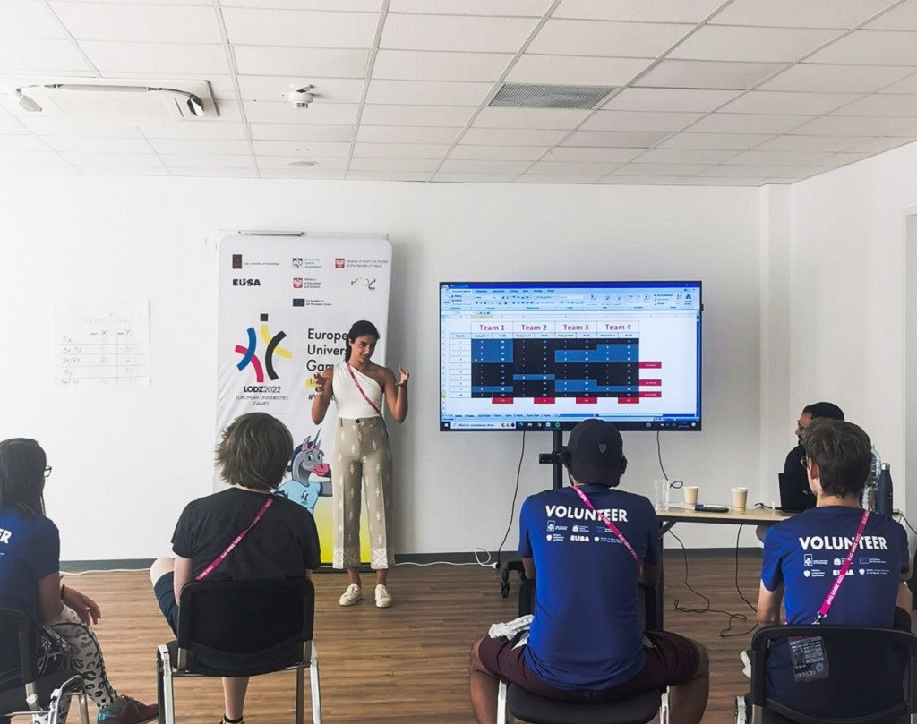 The EUSA held two workshops for volunteers of the 2022 European University Games ©EUSA
