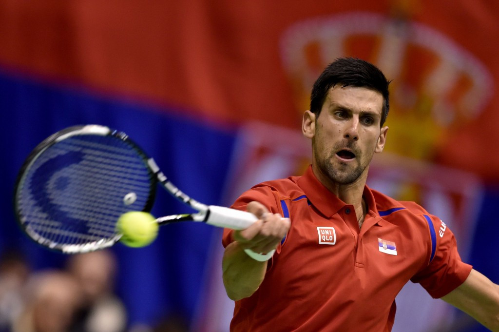 Novak Djokovic will be hoping to lead Serbia into the second round