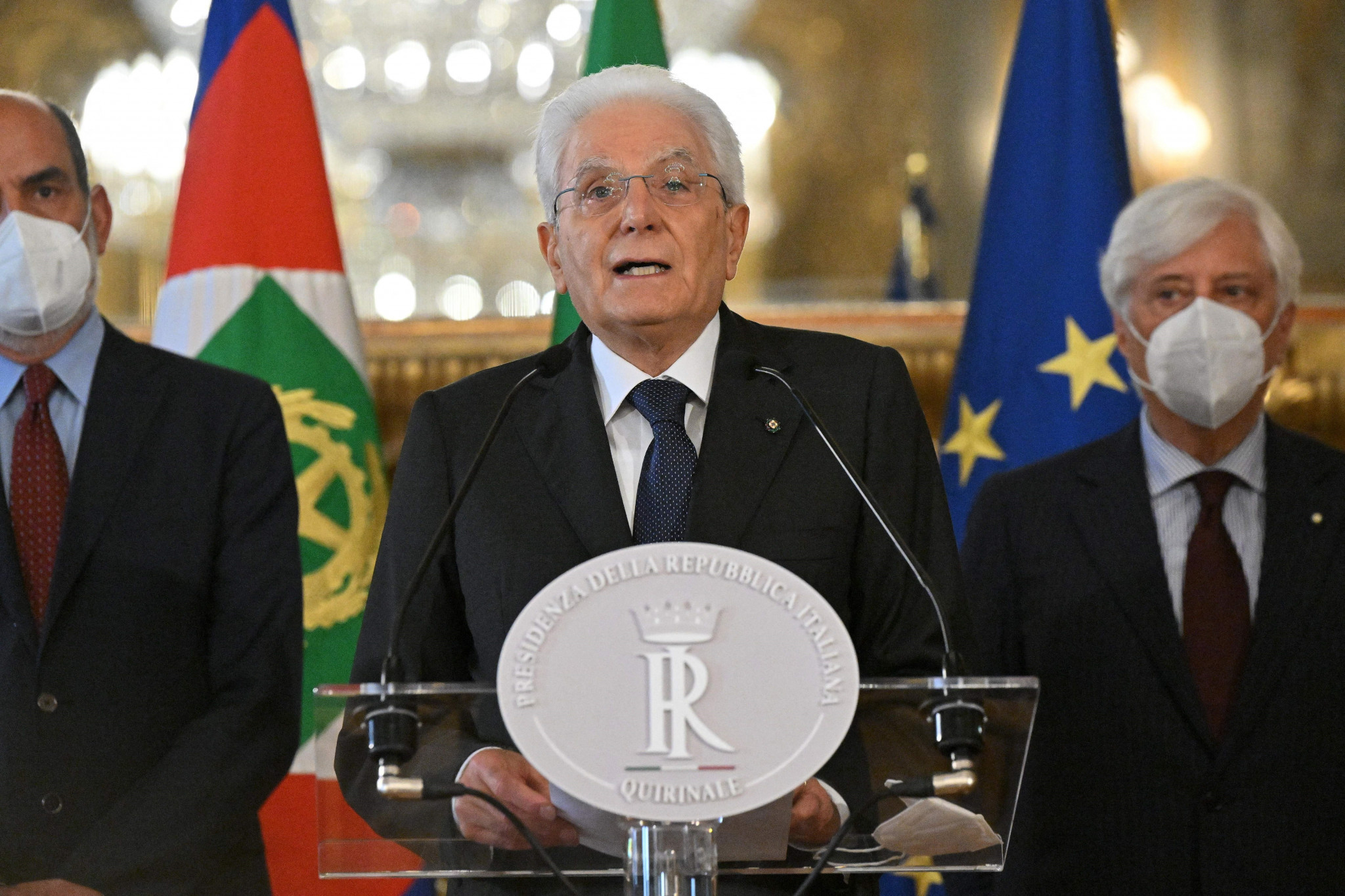 Italian President Sergio Mattarella has called for a snap general election to be held in late September ©Getty Images