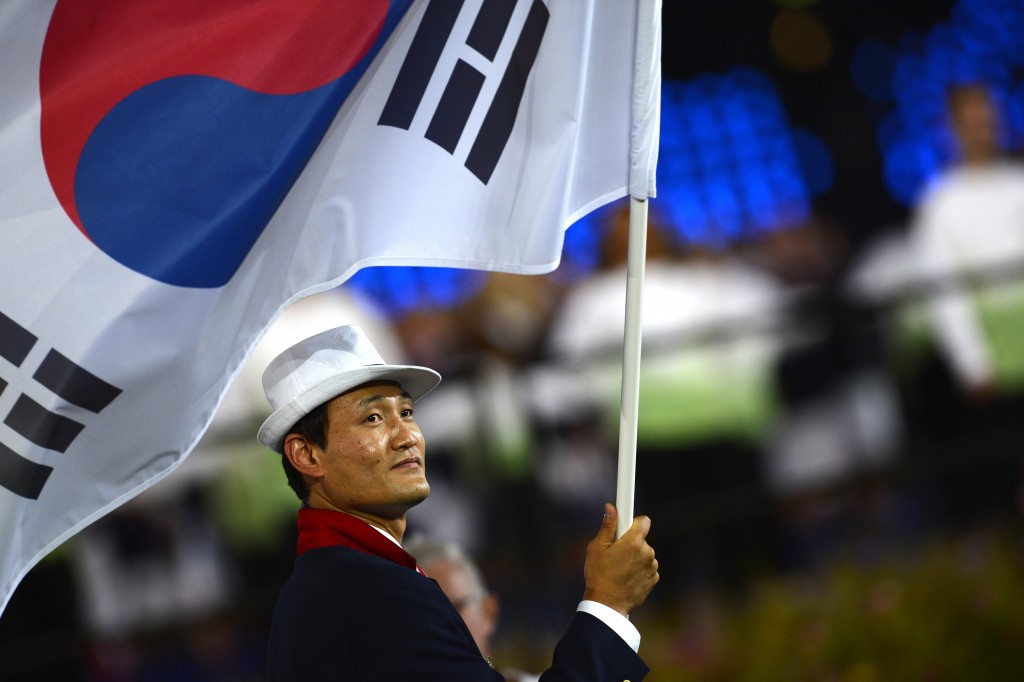It is hoped the merger will inspire more youngsters to follow in the footsteps of London 2012 flagbearer Yoon Kyung Shin ©Getty Images