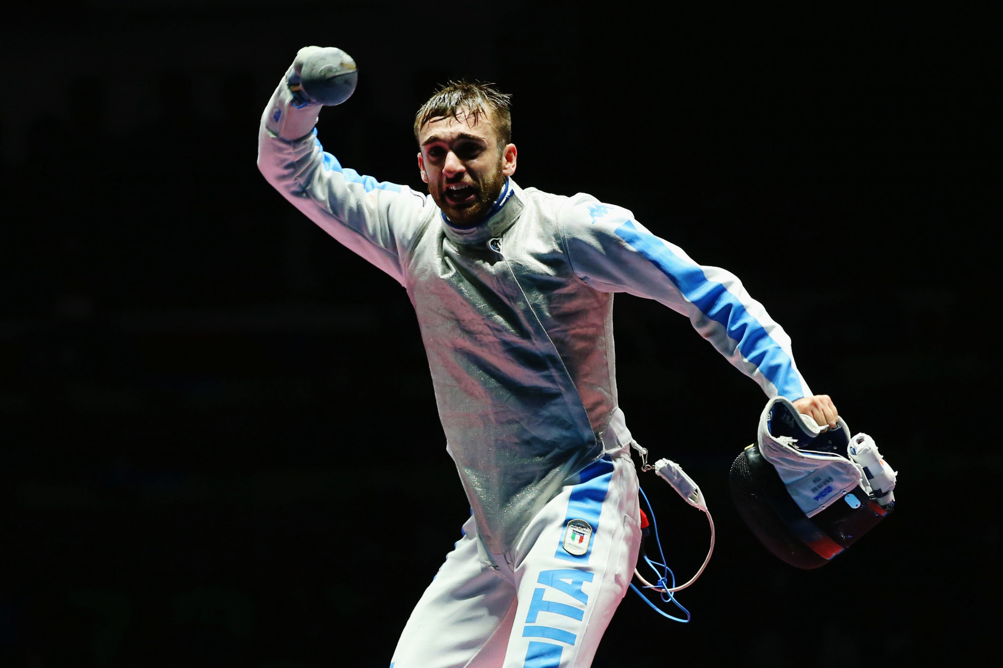 Daniele Garozzo sealed Italy's victory in the men's foil ©Getty Images