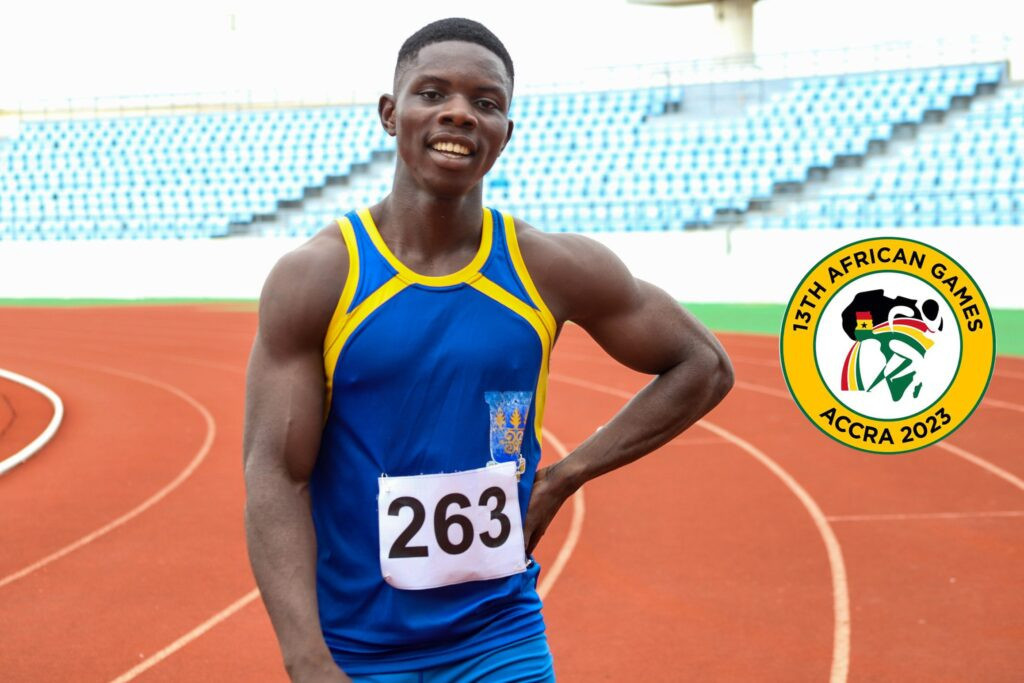 Solomon Hammond was among the winners at the National Athletics Invitational Championships ©Accra 2023