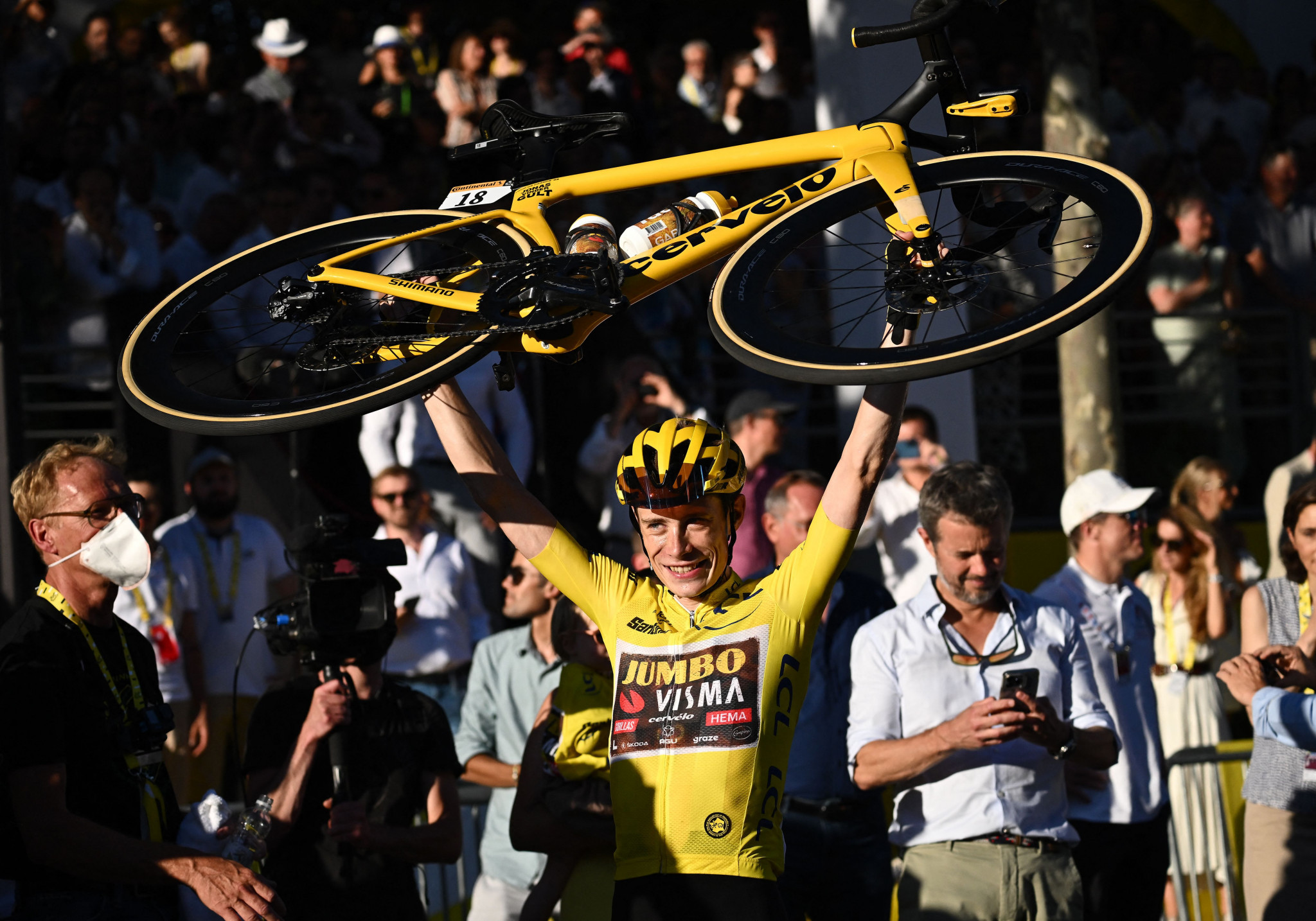 Jonas Vingegaard is the Tour de France champion ©Getty Images
