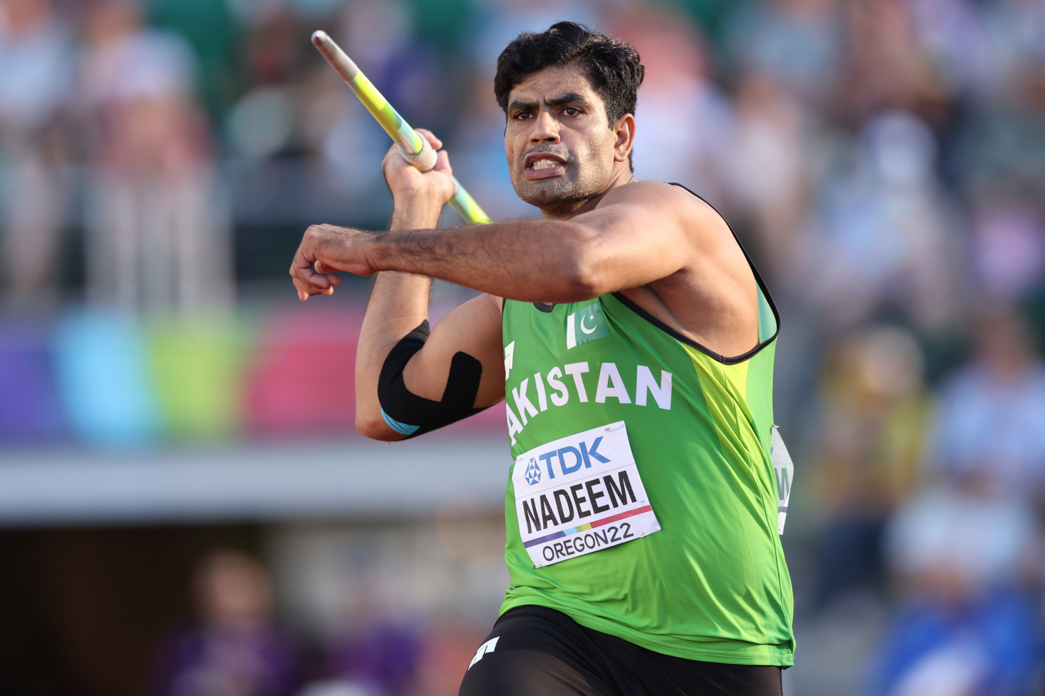 Arshad Nadeem is a big hope for Pakistan in the men's javelin ©Getty Images