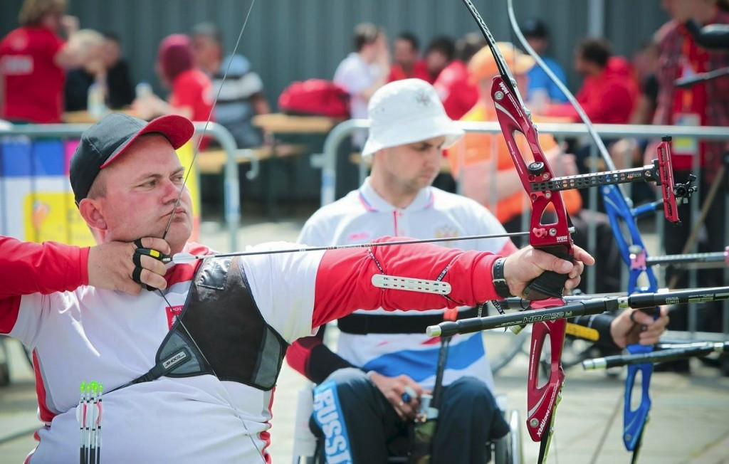 The event in Almere gives some of the world's top para-archers the chance to hone their preparations for the World Championships in August
