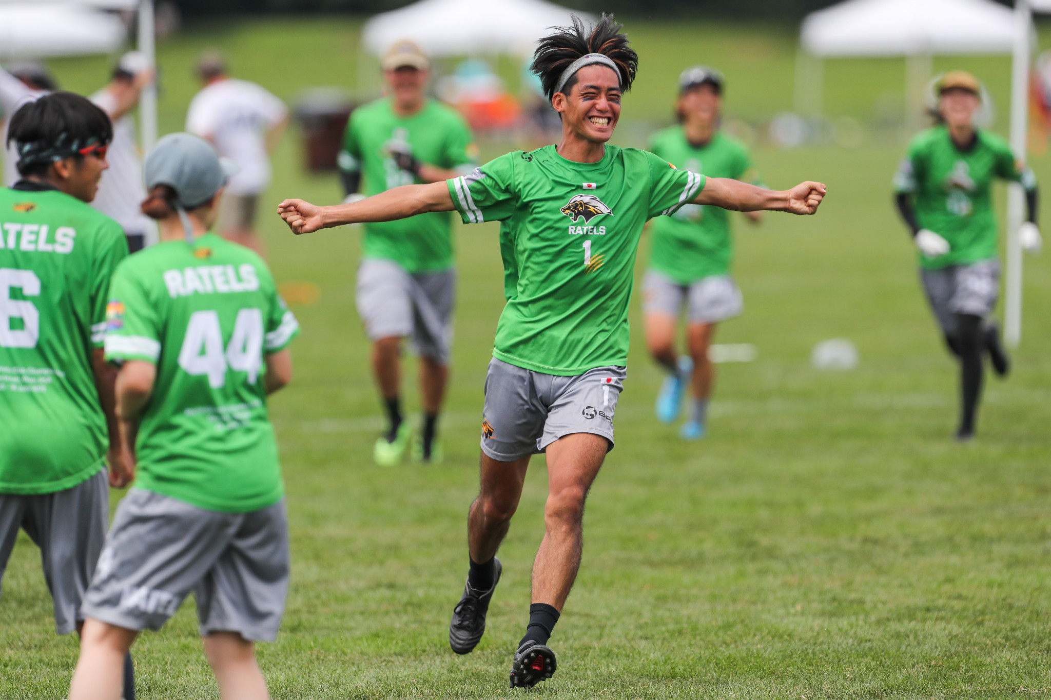 Ratels acheived back-to-back victories in Pool F of the mixed division to rise to third ©Paul Rutherford for UltiPhotos