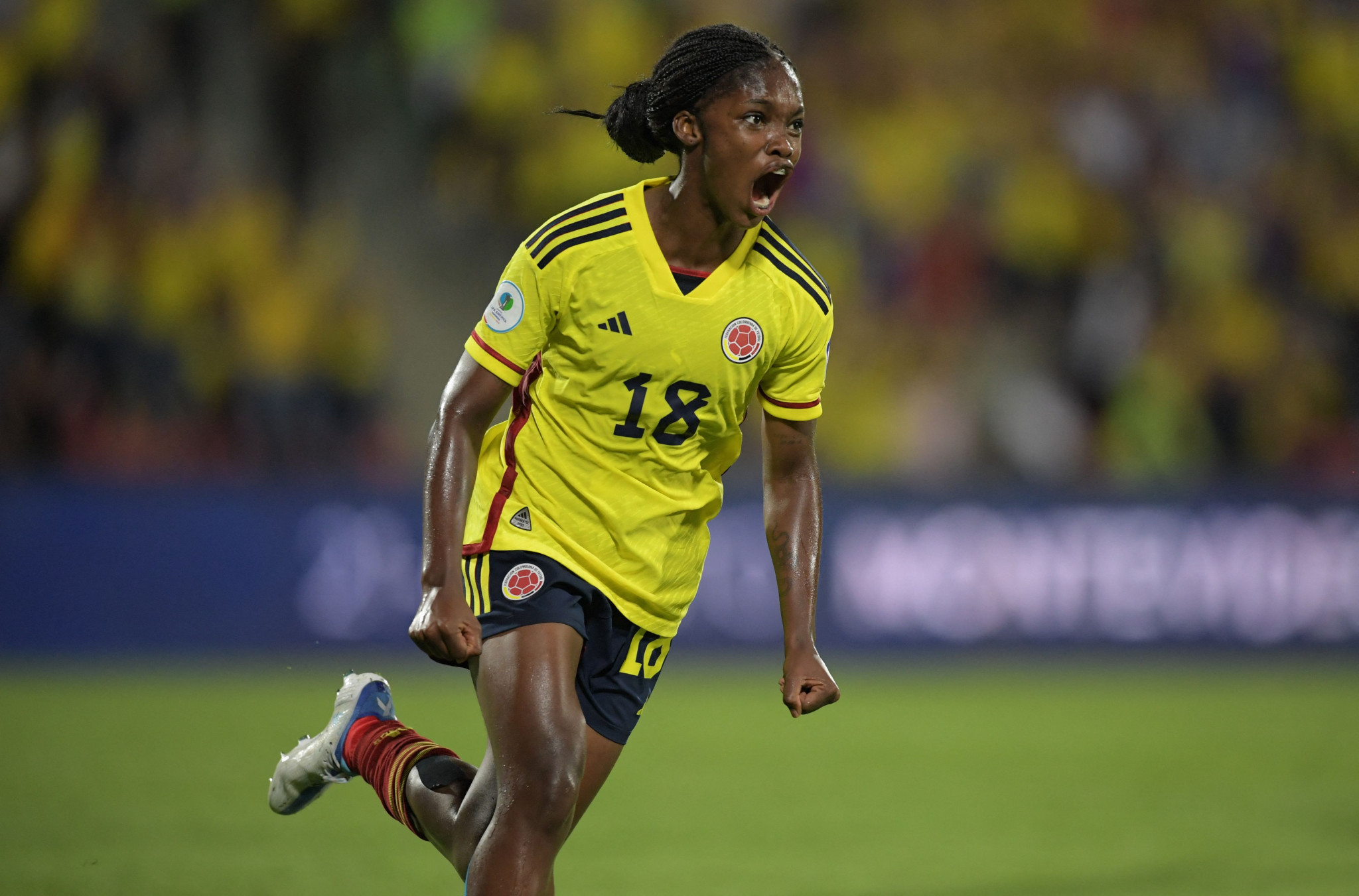Linda Caicedo scored the winner as Colombia reached the final of the Copa America Femenina ©Getty Images