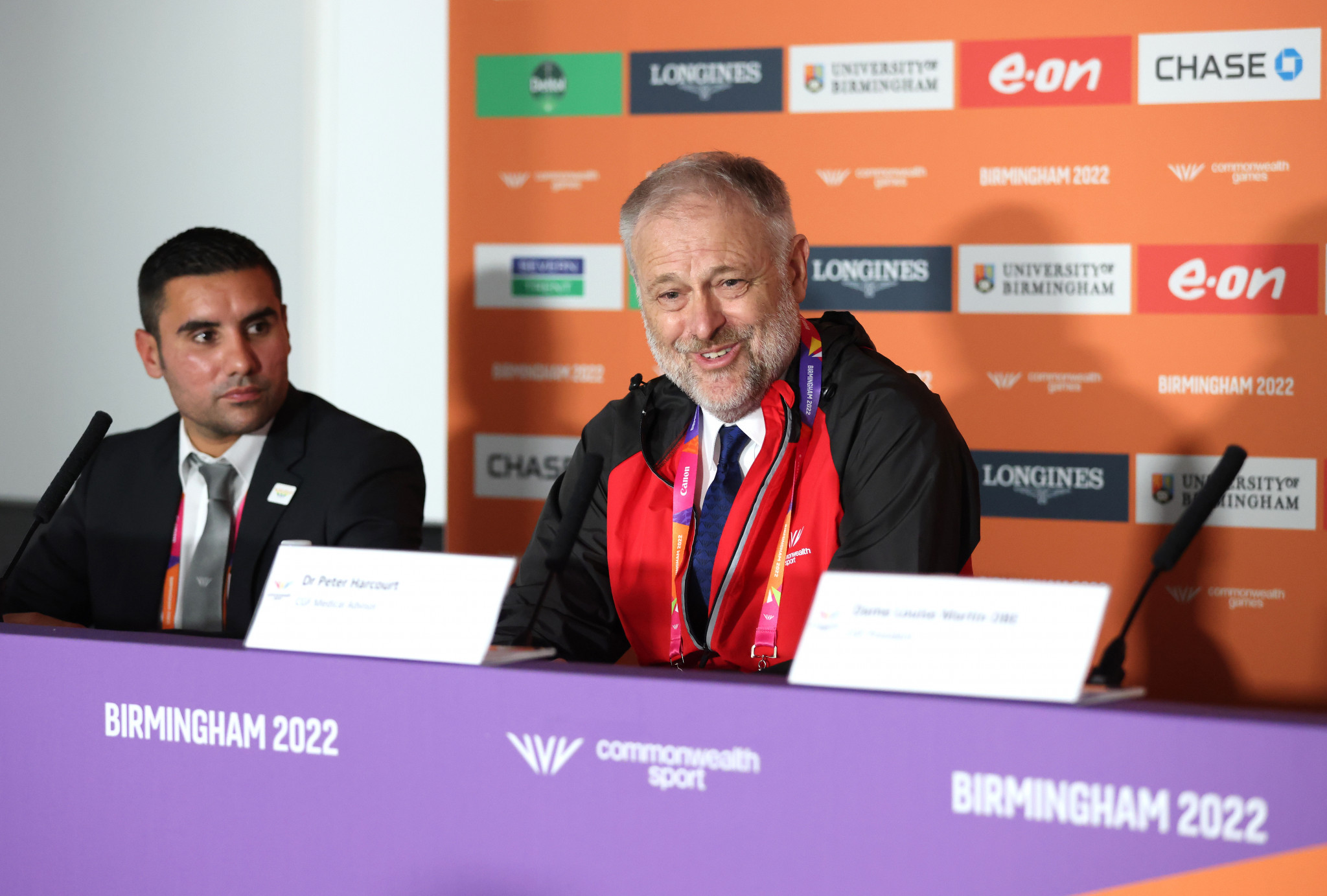 Peter Harcourt, medical advisor for the CGF, claimed Birmingham 2022 was doing an "excellent job" to control the spread of COVID-19 ©Getty Images