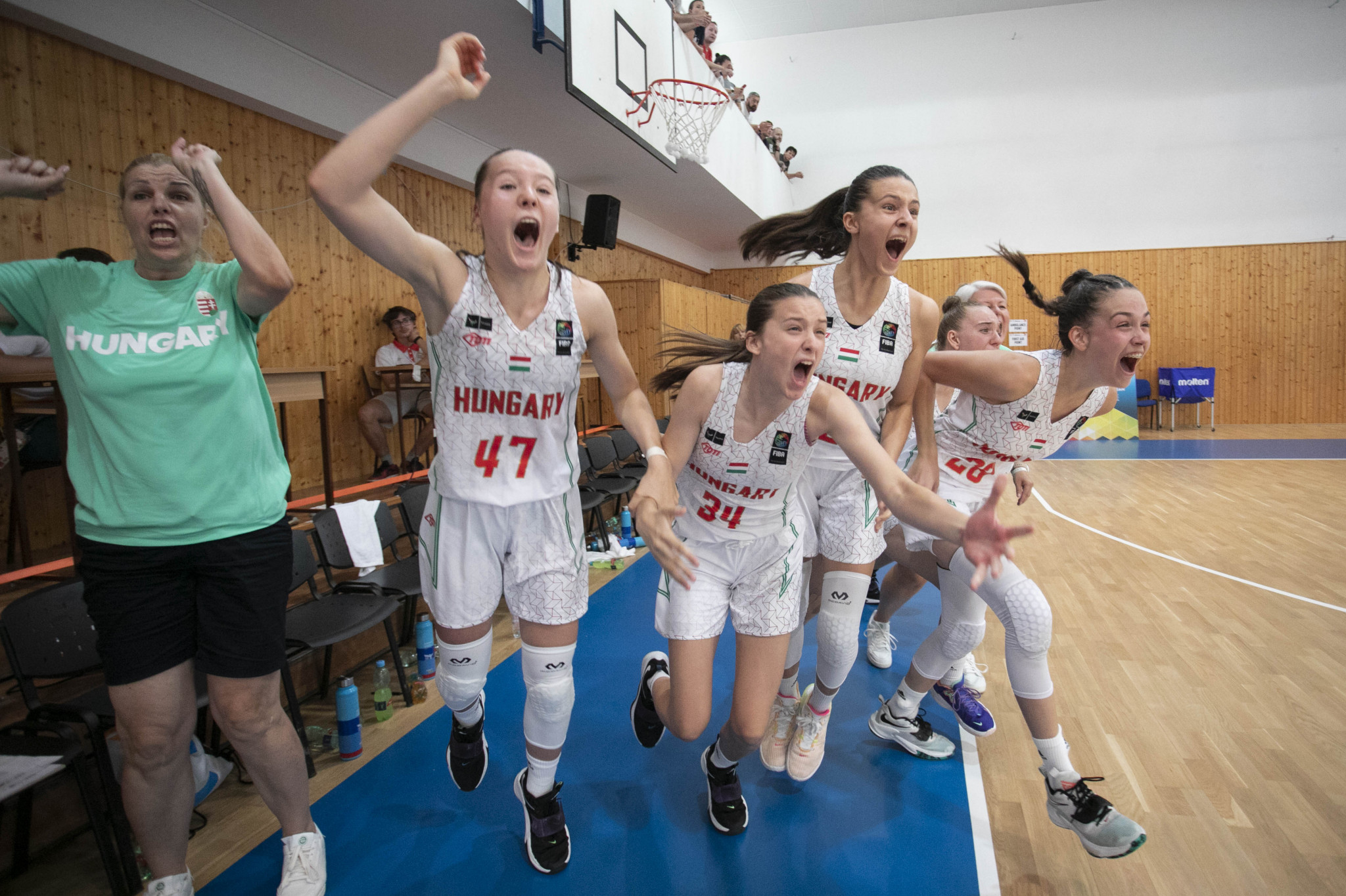 Hungary got the better of Slovenia 59-52 in a 
thrilling encounter in the girls' basketball tournament ©EYOF Banská Bystrica 2022