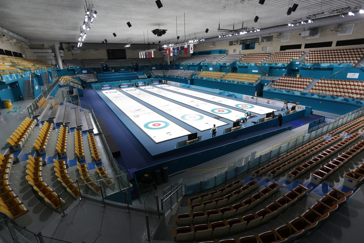 The Gangneung Curling and Hockey Centre, a Pyeongchang 2018 venue, will host the 2023 World Mixed Doubles Curling and World Senior Championships ©World Curling