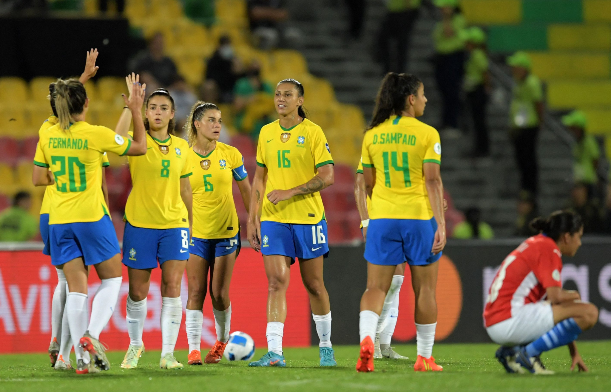 Brazil beat Paraguay 2-0 to reach the 2022 Copa América Femenina final ©Getty Images