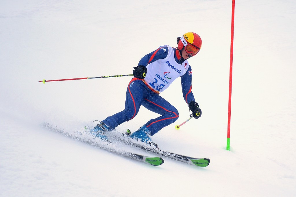 Millie Knight claimed victory in the women’s super-G visually impaired race on the final day of the IPC Alpine Skiing World Cup finals in Aspen ©Getty Images