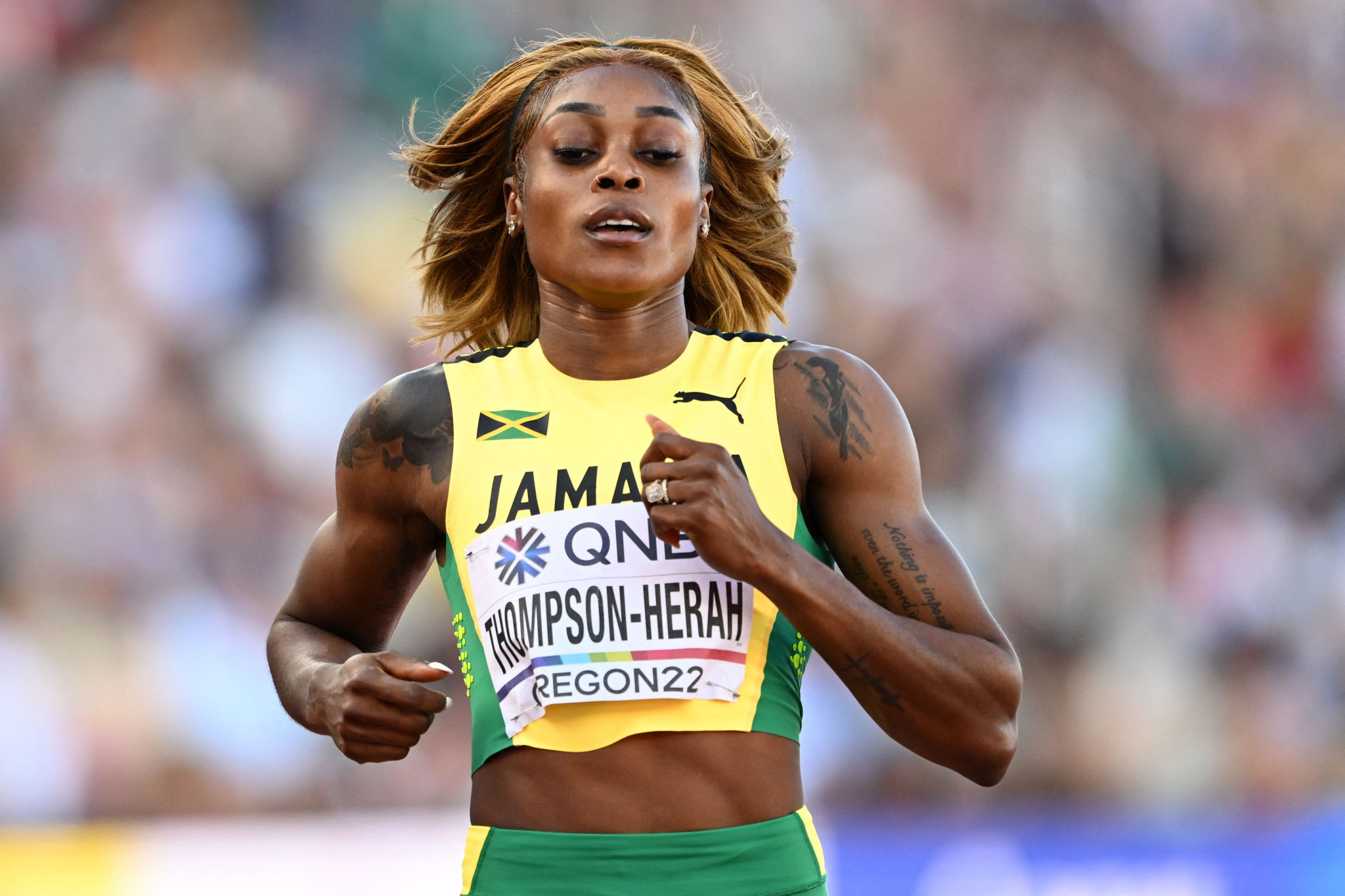 Elaine Thompson-Herah has been named in Jamaica's team  ©Getty Images