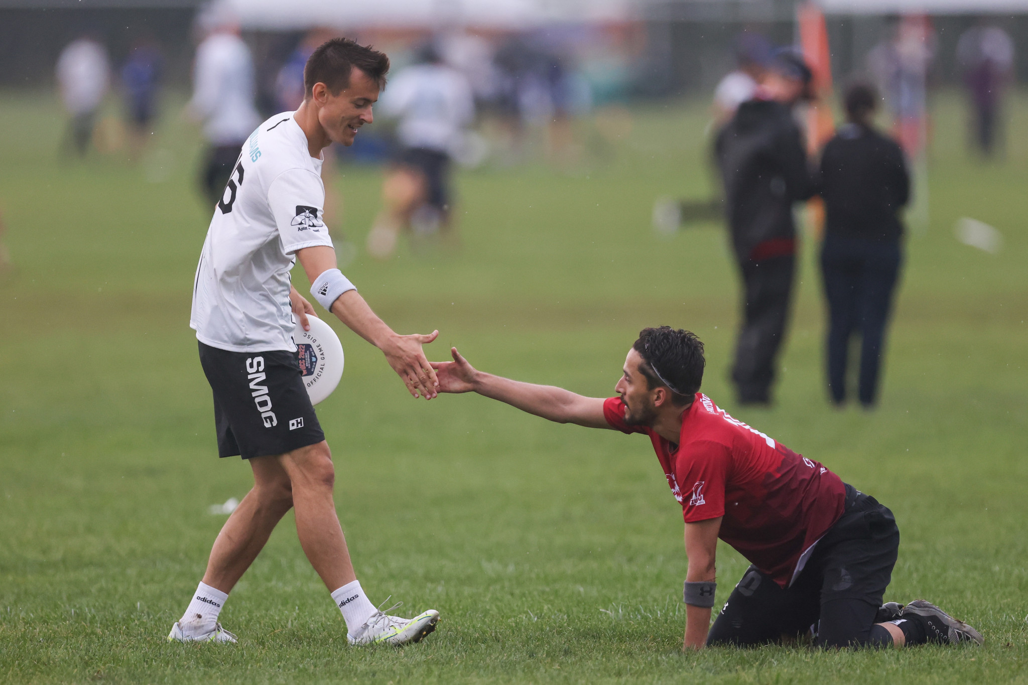 Ultimate athletes are encouraged to treat each other with respect and honesty to ensure the Spirit of the Game is upheld ©Paul Rutherford for UltiPhotos
