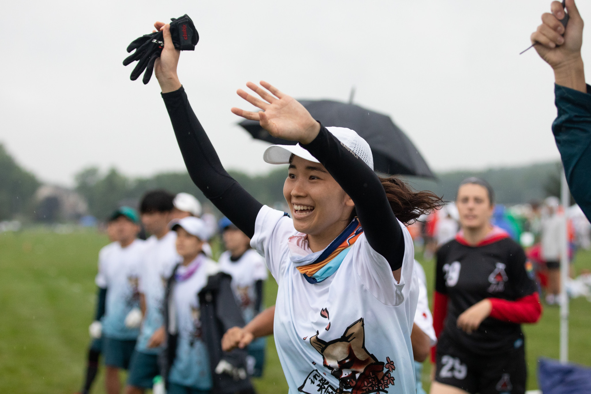 CRAZY enjoyed themselves on day five, but they exited the main bracket following a loss to LAB ©Marshall Lian for UltiPhotos