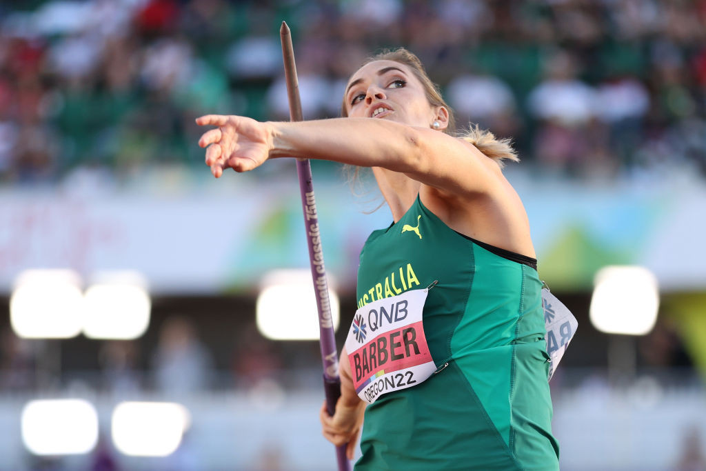 Australia's javelin world champion Barber has COVID-19 but expects to compete at Birmingham 2022