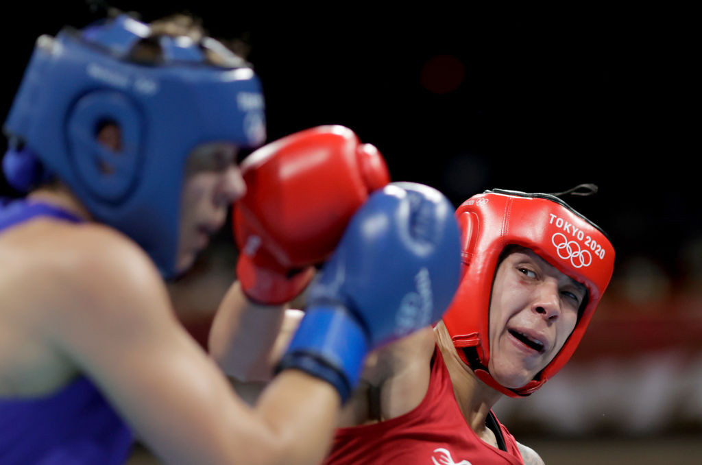 Canada's world champion Tammara Thibeault will be a strong favourite to win the women's middleweight title at Birmingham 2022 ©Getty Images
