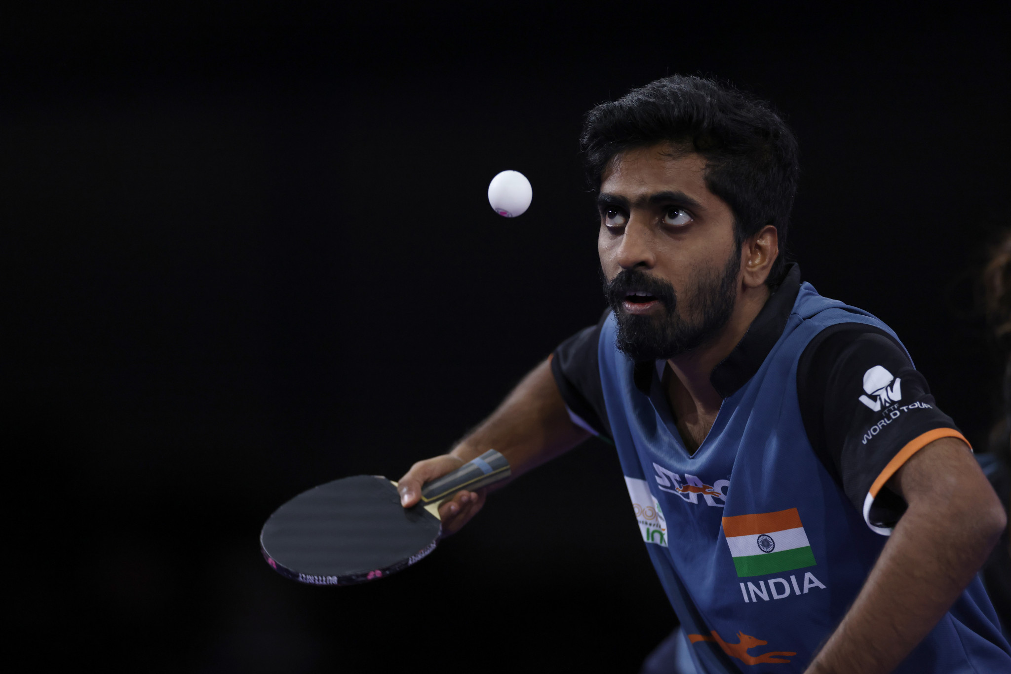 Sathiyan Gnanasekaran won three medals at Gold Coast 2018 as India topped the table ©Getty Images
