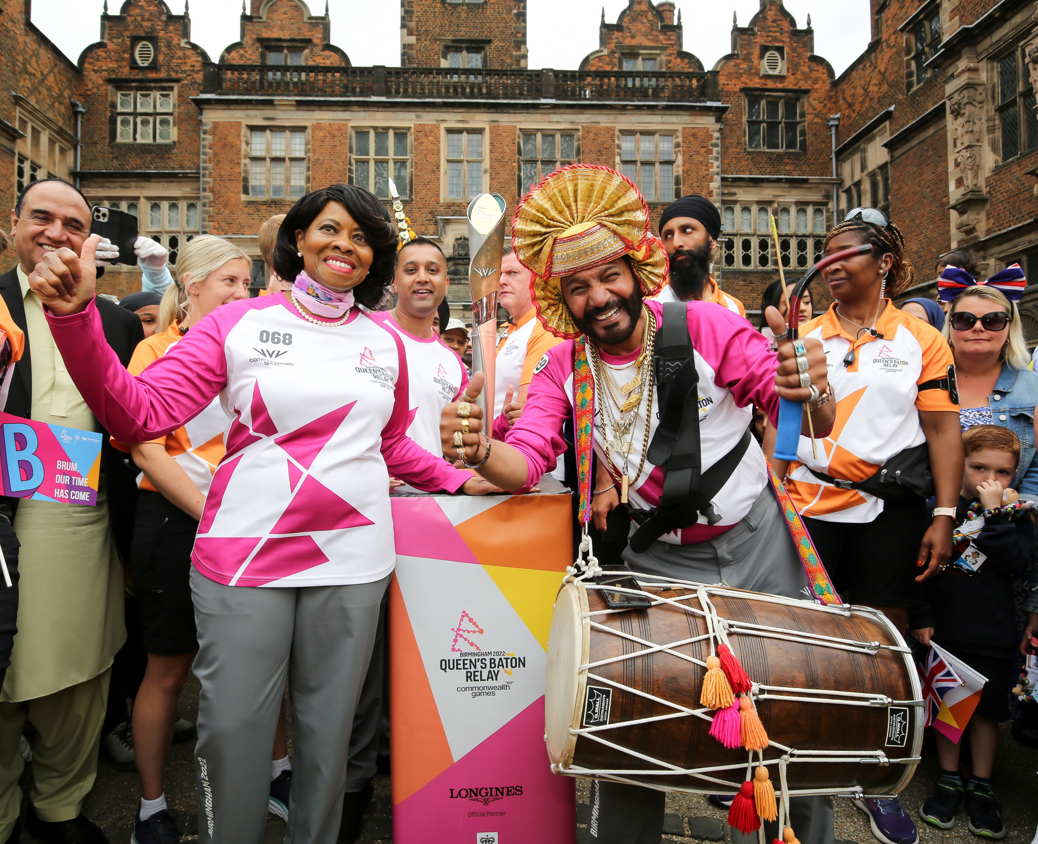 The Baton was taken through Birmingham on the final day of its 294 day journey around the Commonwealth  ©Getty Images