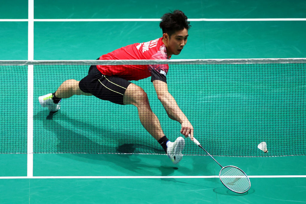 Singapore's world champion Kean Yew Loh is favourite for the men's badminton title at Birmingham 2022 ©Getty Images