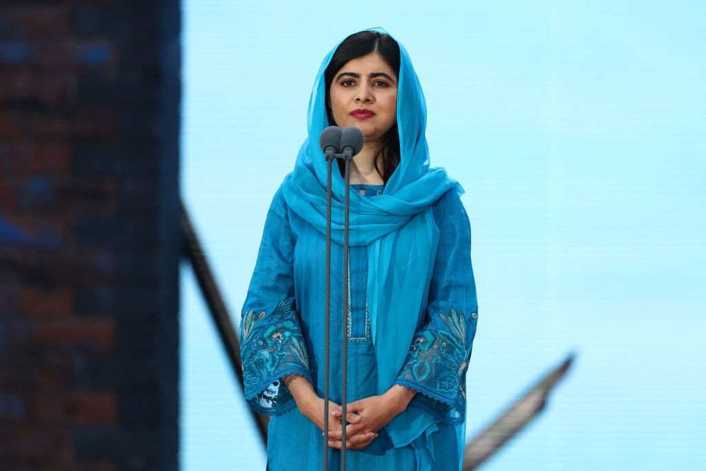 Malala Yousafzai, female activist, made a strongly emotional contribution to tonight's Opening Ceremony at the Alexander Stadium in Birmingham ©Getty Images