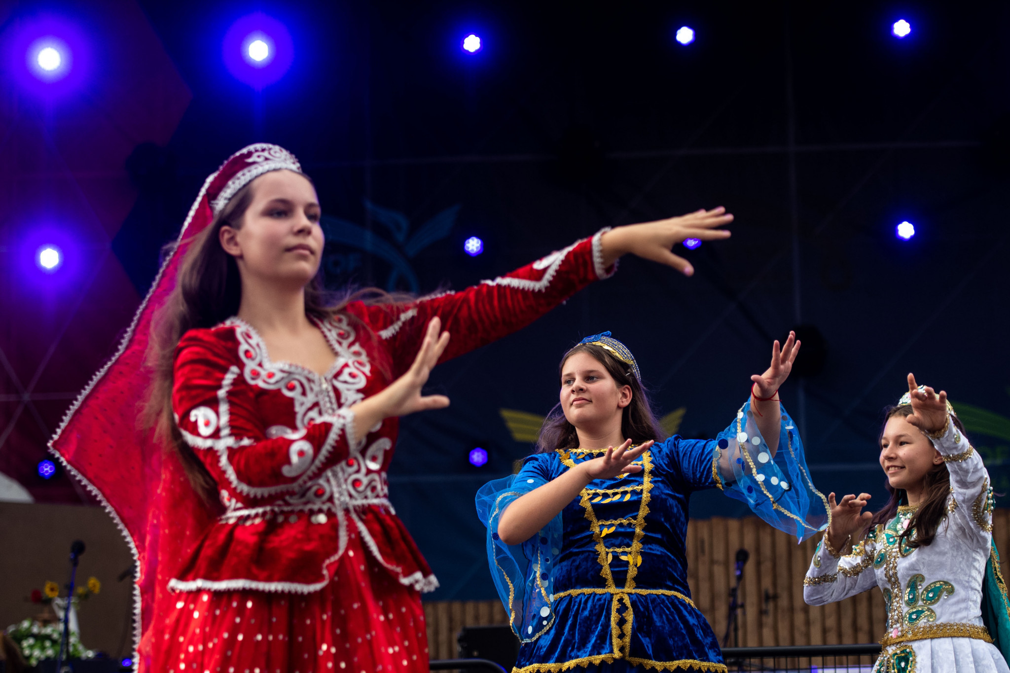 A cultural programme of music and dance with several traditional performances then followed ©EYOF Banská Bystrica 2022