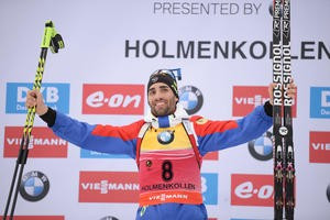 Martin Fourcade earned the seventh world title of his career ©IBU