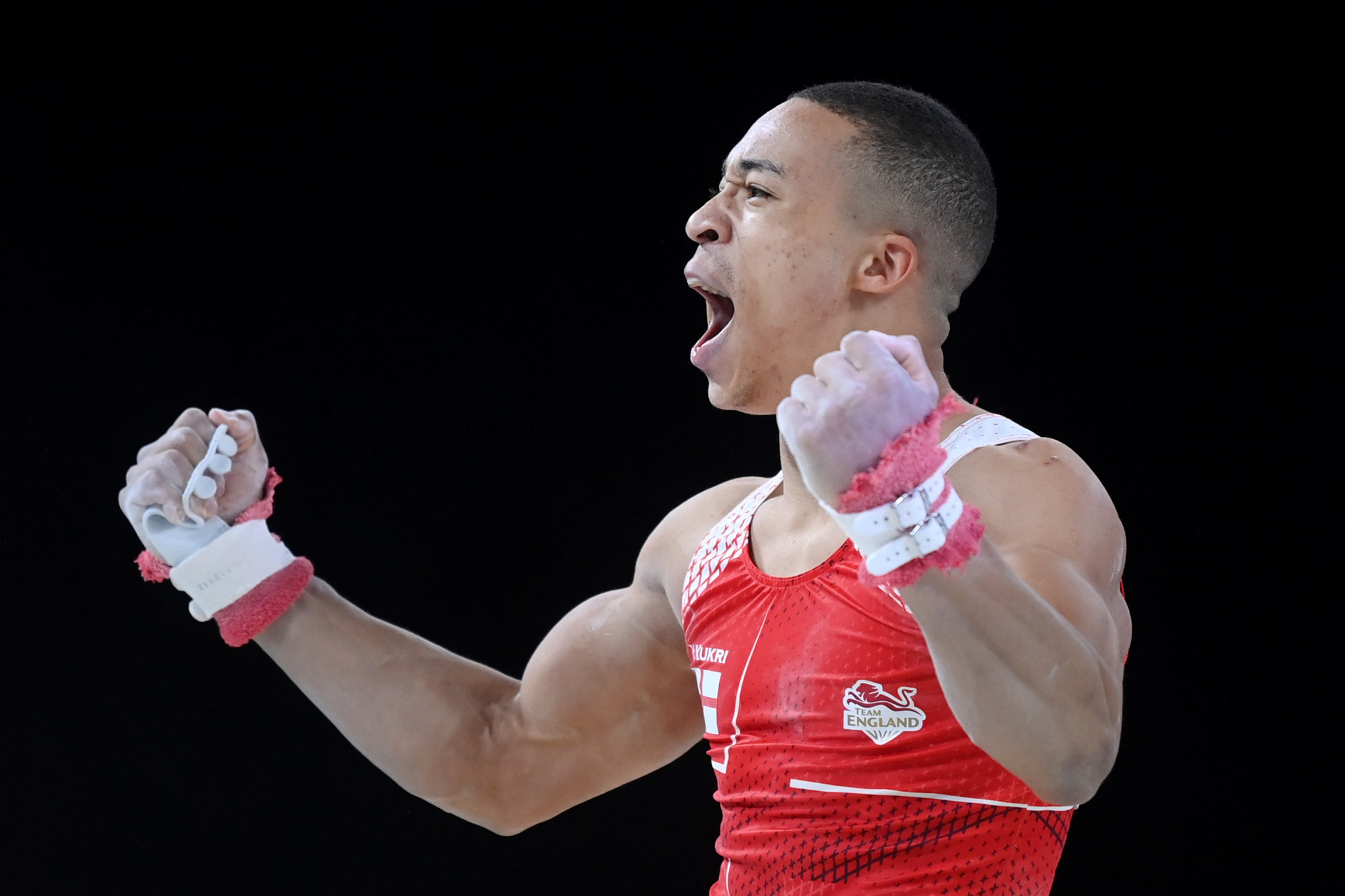 Birmingham-born Fraser helps inspire England to dominant team gymnastics gold at Commonwealth Games