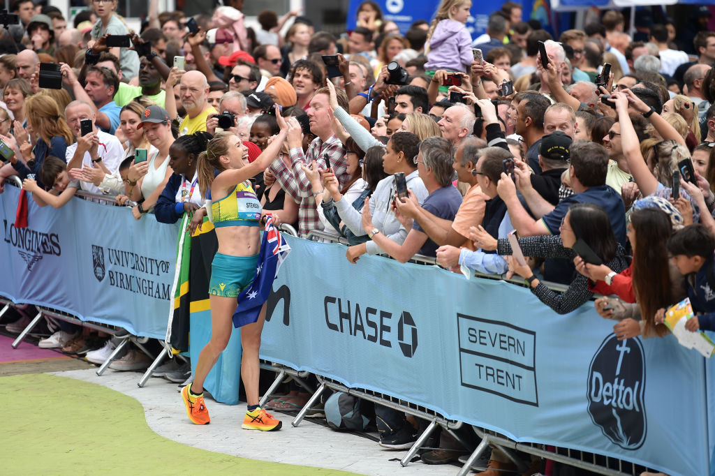 Australia's Jessica Stenson took Commonwealth marathon gold today after two successive bronze-medal performances ©Getty Images