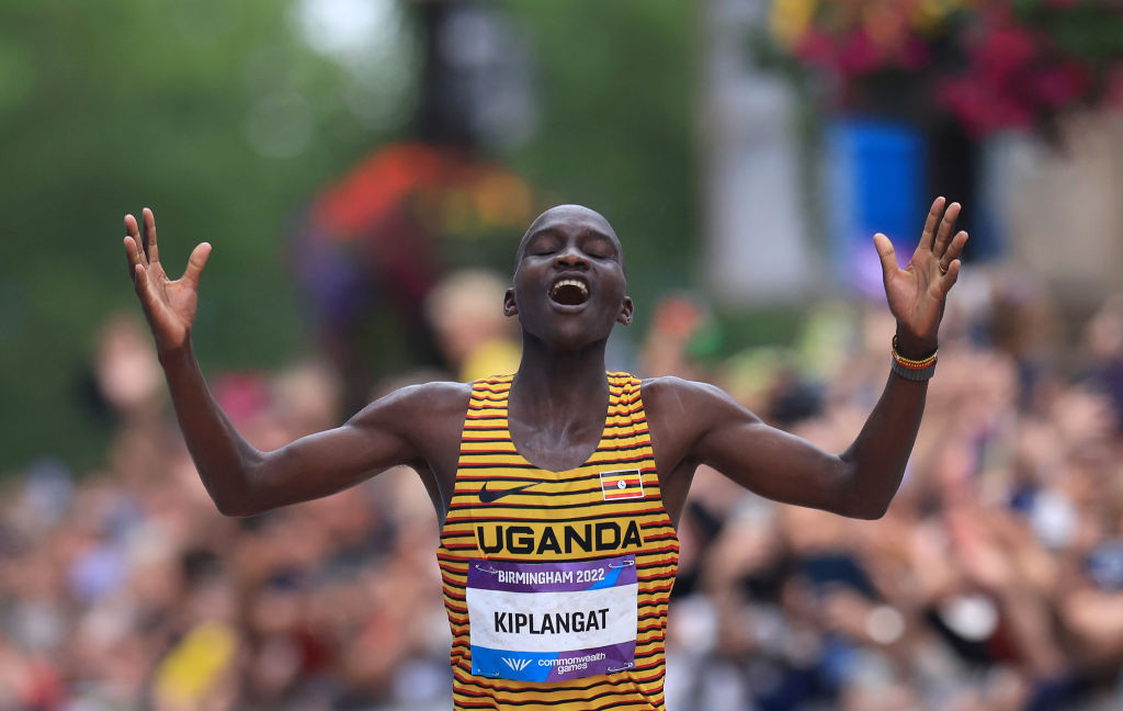 Victor Kiplangat became the first Ugandan to win a Commonwealth Games marathon title ©Getty Images